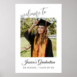 Poster Accueil photo de la fête de graduation