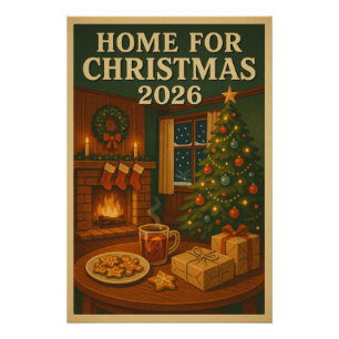 Poster Accueil pour Noël 2026