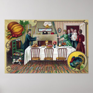 Poster Accueil pour Thanksgiving