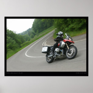 Poster Acculer de GS de BMW R 1200