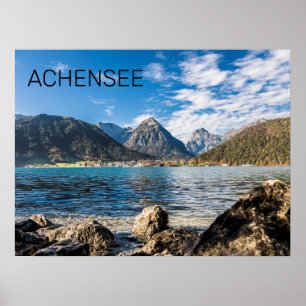 Poster Achensee Tirol Retro Autriche Vacances Souvenir