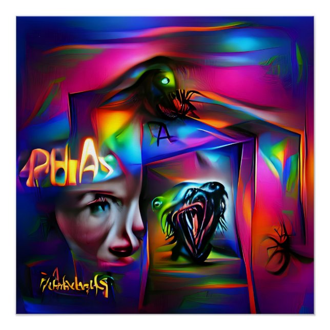 Poster Achulophobie (Devant)