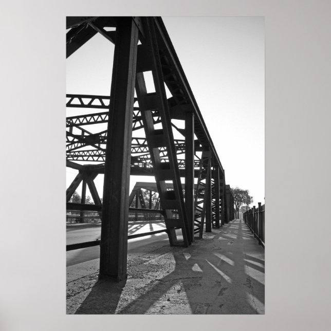 Poster Acier et ombres (Devant)