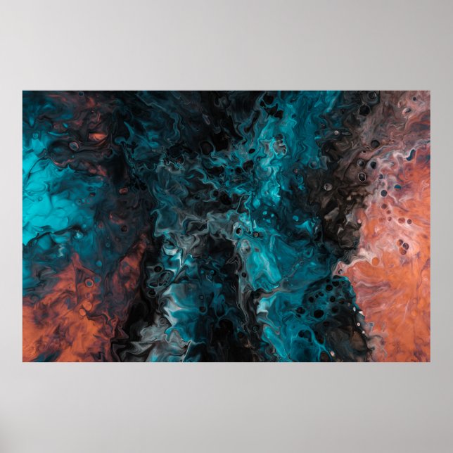 Poster Acrylique peinte (Devant)