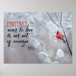 Poster Acte de courage
