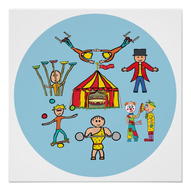 Poster Actes du cirque (Devant)