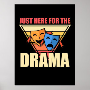 Poster Acteur Juste Ici Pour Le Drame