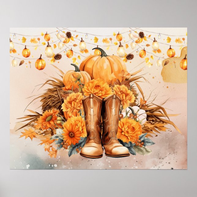 Poster Action de grâces occidentale (Devant)