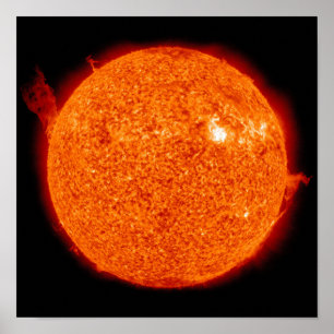 Poster Activité solaire sur le Soleil