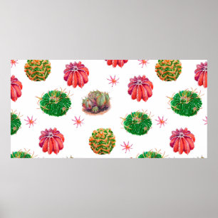 Poster ?actus motif floral transparent arrière - plan, wa