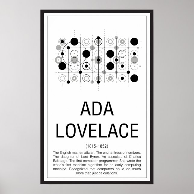 Poster Ada Lovelace (Devant)