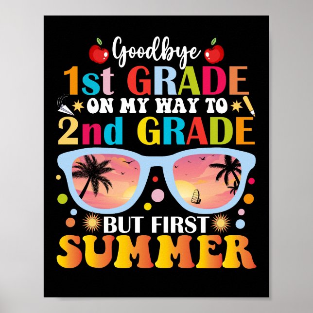 Poster Adieu 1ère année Bonjour 2e année mais premier été (Devant)