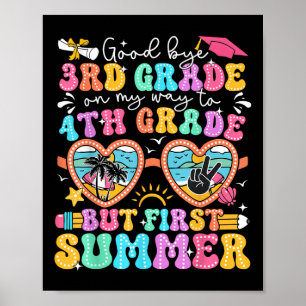 Poster Adieu 3e grade à 4e année, mais premier