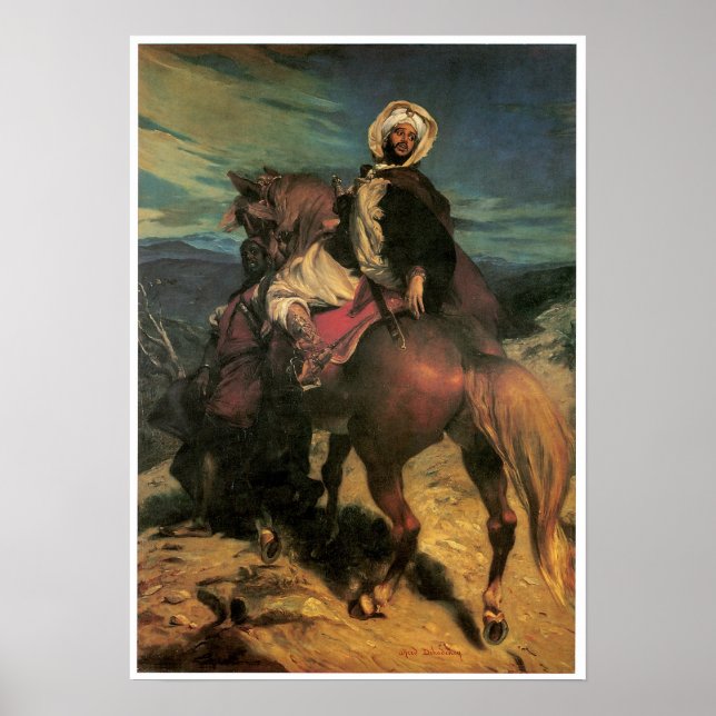 Poster Adieu du roi Boabdil à Grenade (Devant)