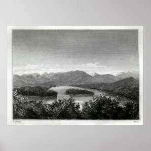 Poster Adirondacks du lac Sanford