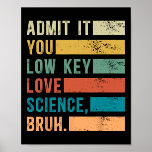 Poster Admettez-le, vous aimez secrètement la science, fr