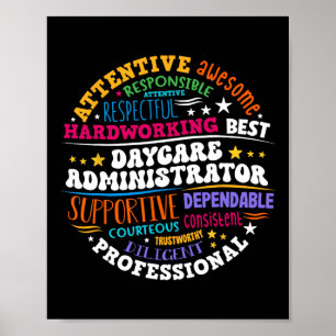 Poster Administrateur super De Garderie Fournisseur De Ga