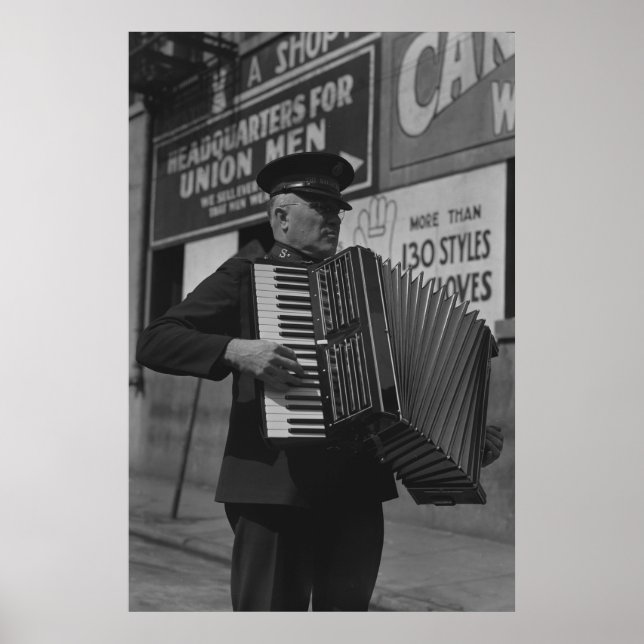 Poster Administration de la sécurité vintage (Devant)