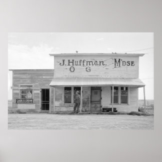 Poster Administration de la sécurité vintage