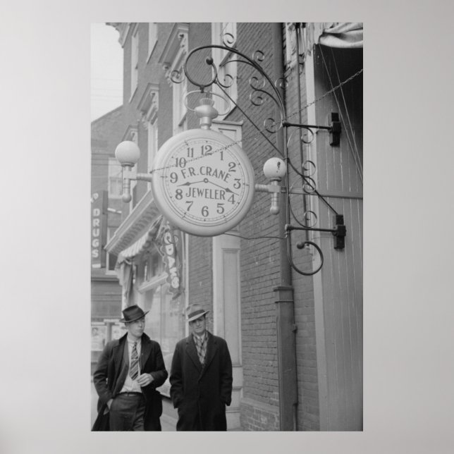 Poster Administration de la sécurité vintage (Devant)