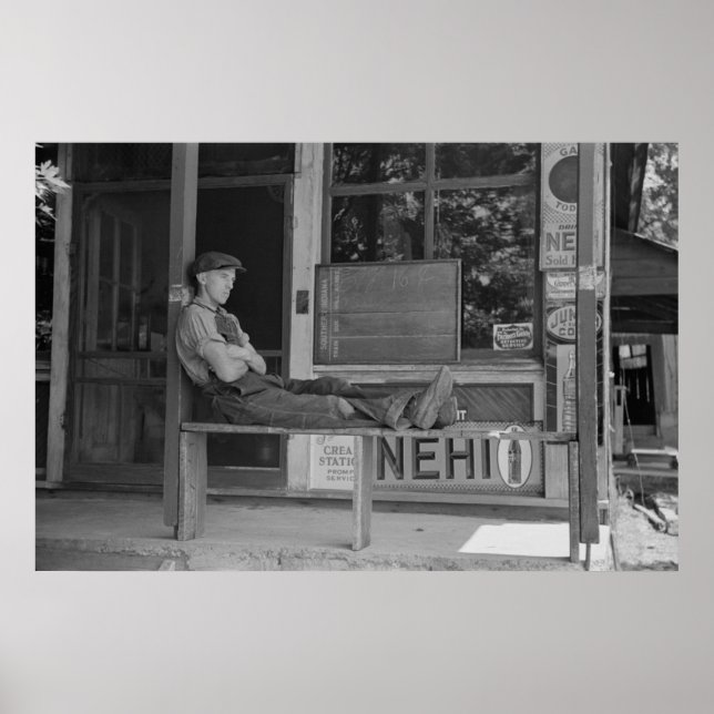 Poster Administration de la sécurité vintage (Devant)