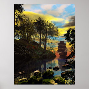 Poster Admission de pirates