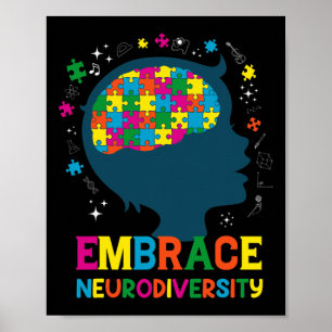 Poster Adopter la Neurodiversité Autisme Sensibilisation