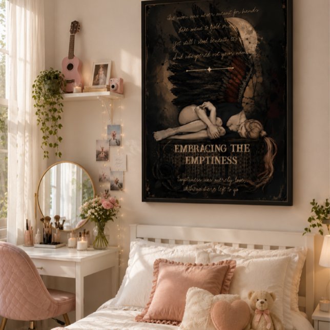 Poster Adopter le vide Dark Romantic Gothic   (Créateur téléchargé)