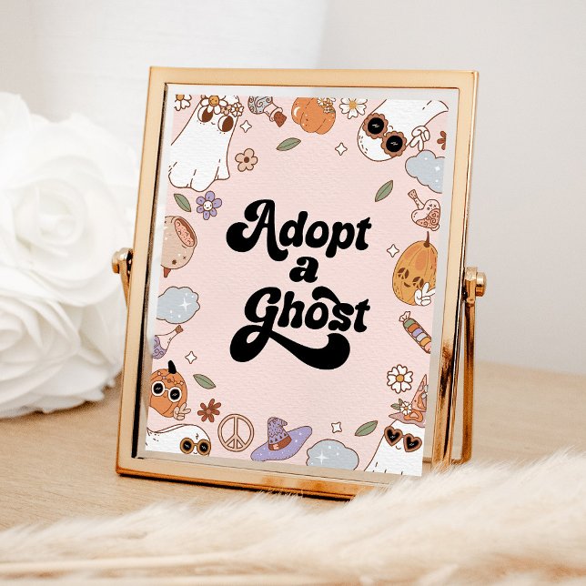 Poster Adopter un Fête d'anniversaire de Fantôme (Créateur téléchargé)