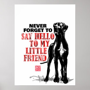 Poster Adopter un Grand Danois