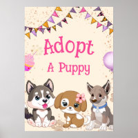 Adopter un signe de fête du chiot