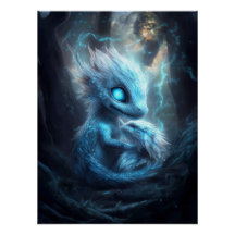 Adorable Bébé Dragon dans une Forêt Enchantée