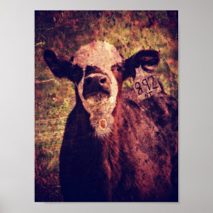 Poster Adorable Calf Grunge