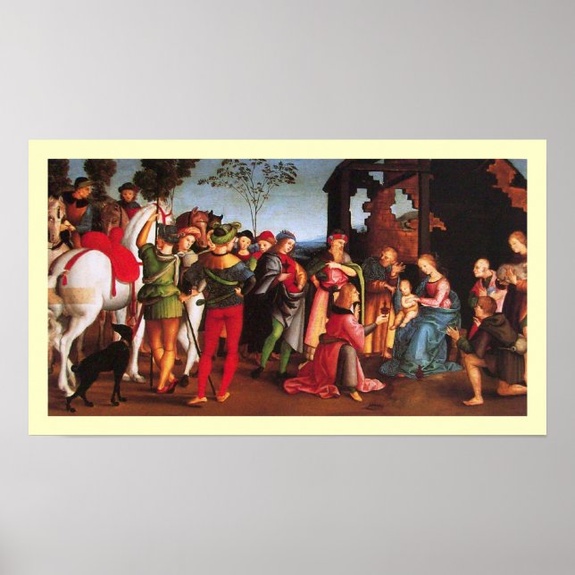 POSTER ADORATION DE LA MAGI (Devant)