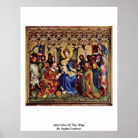Adoration De La Magi Par Stefan Lochner