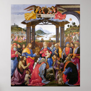 Poster Adoration des Mages - Domenico Ghirlandaio