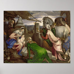 Poster Adoration des Magi, 1563-64