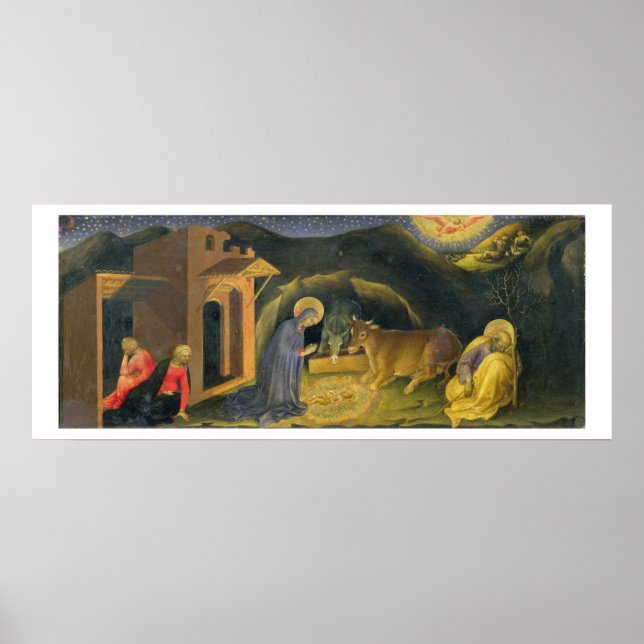 Poster Adoration du Retable Magi; prédel à gauche (Devant)
