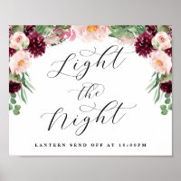 Adore la lumière florale la nuit Envoyer le Mariag
