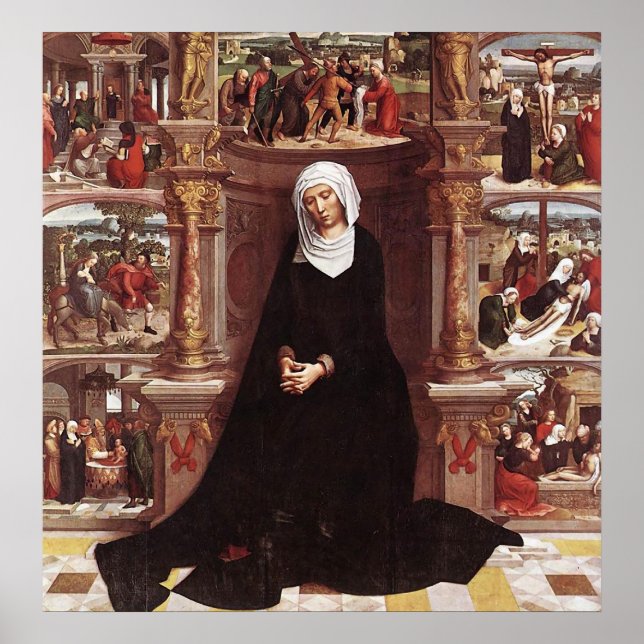Poster Adriaen Isenbrandt Notre Dame des Sept Douleurs (Devant)