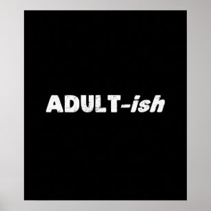 Poster Adulte adulte