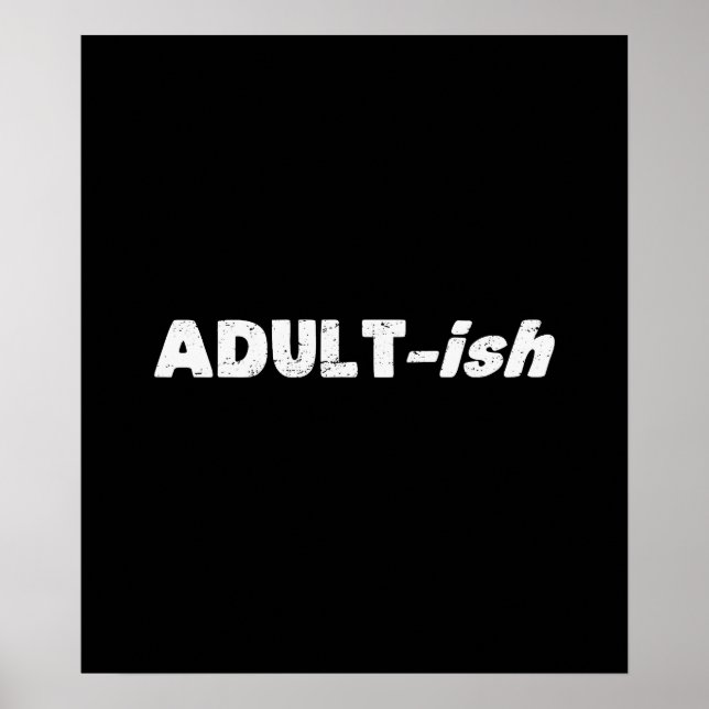 Poster Adulte adulte (Devant)