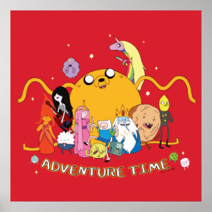 Poster Adventure Time   Large Jake Group Graphic
