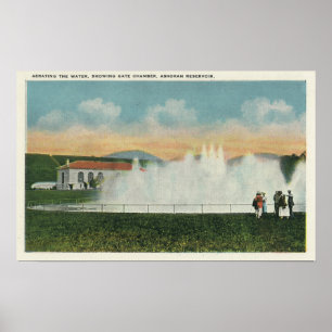 Poster Aération de l'eau au réservoir d'Ashokan