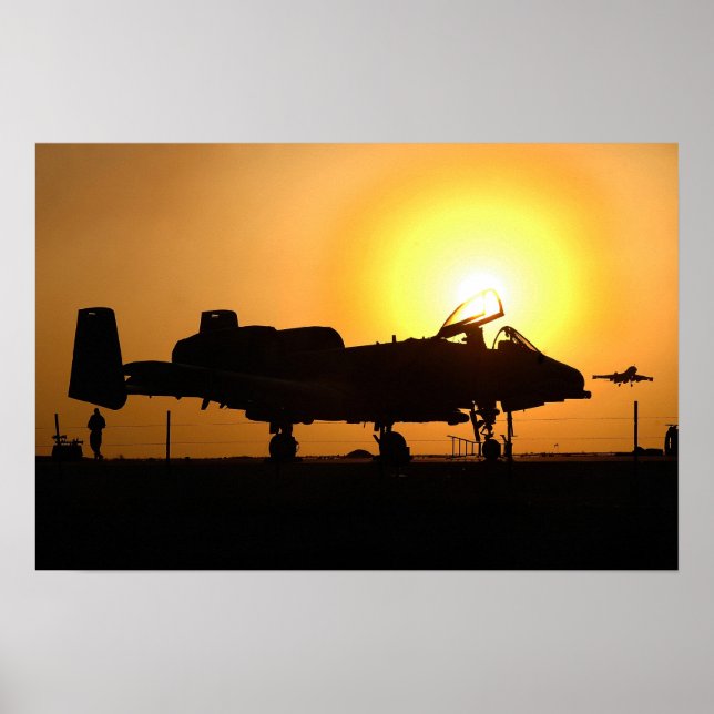 Poster Aéronef A-10 Thunderbolt II (Devant)