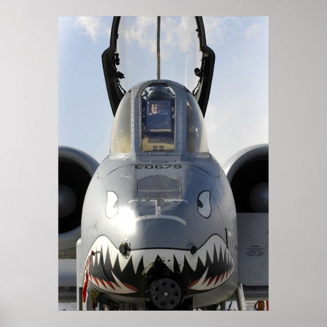 Poster Aéronef A-10 Thunderbolt II (Devant)