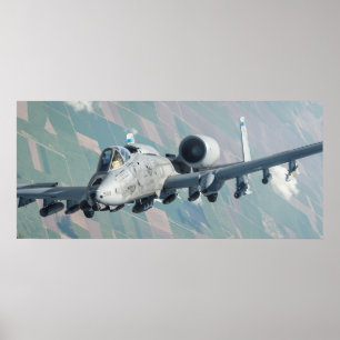 Poster Aéronef A-10 Thunderbolt II