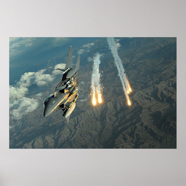 Poster Aéronef F-15E Strike Eagle (Devant)