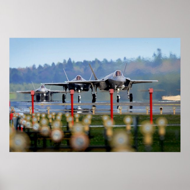 Poster Aéronef F-35 Lightning II (Devant)