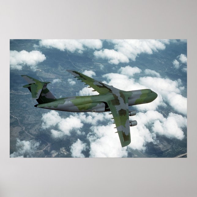 Poster Aéronefs C-5 Galaxy (Devant)